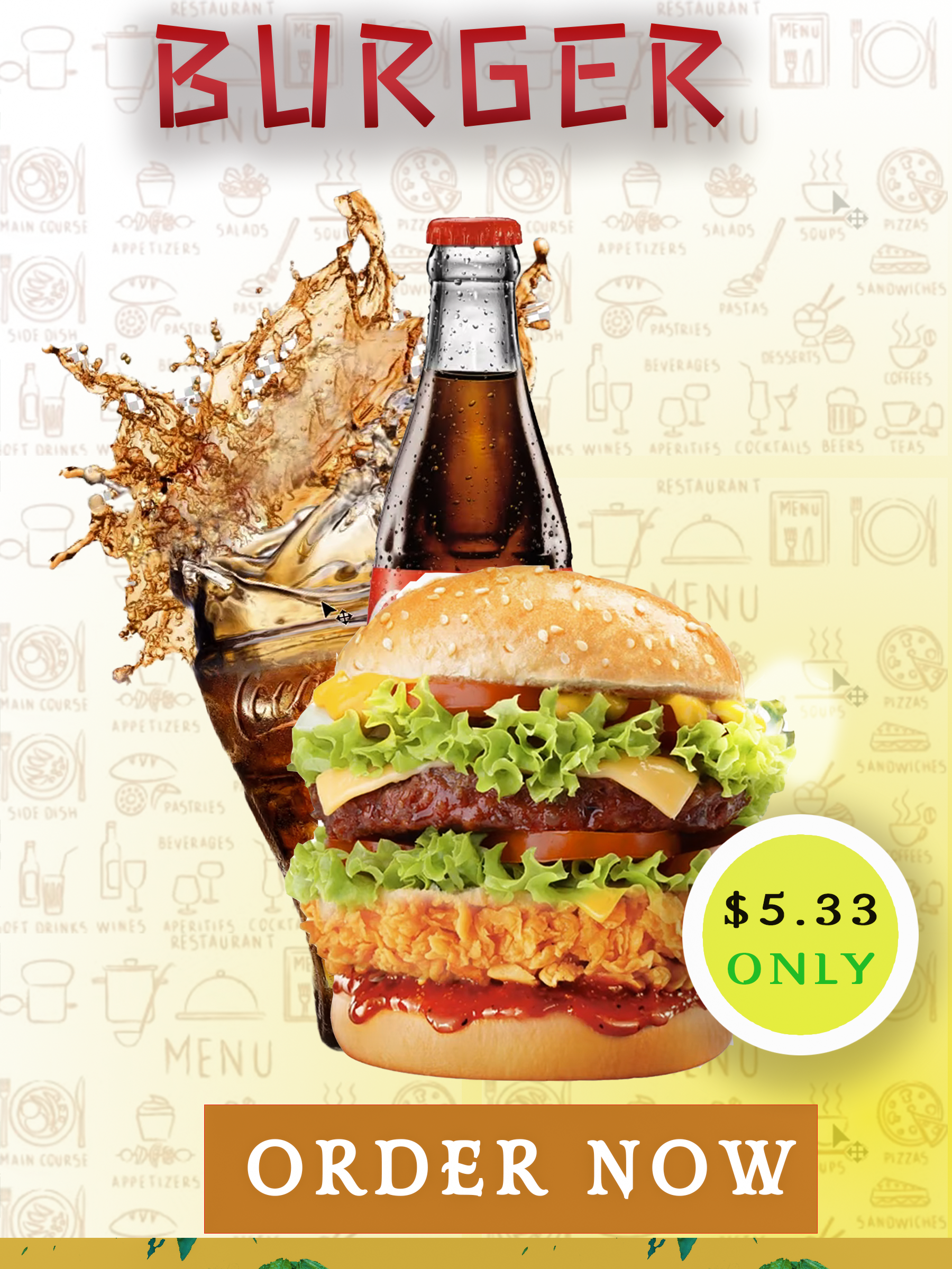 Burger Poster